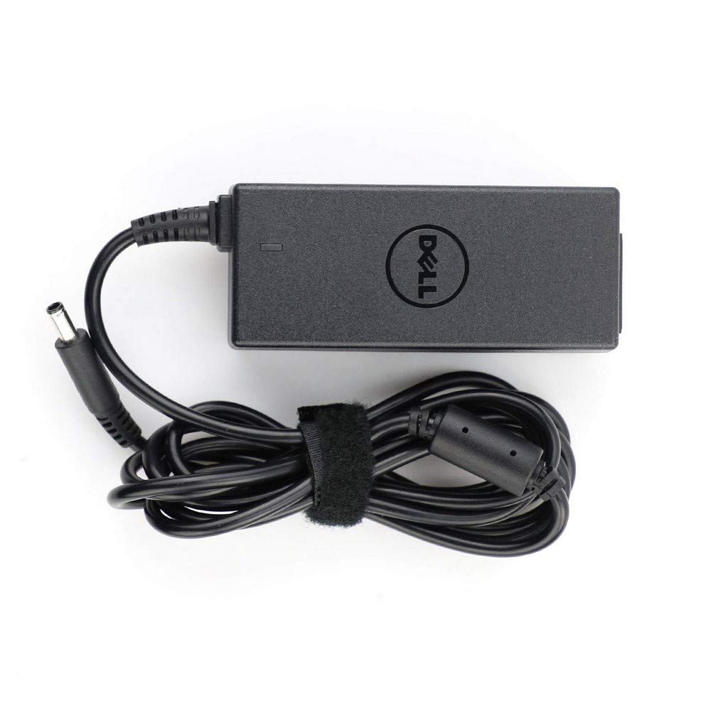 Dell 19.5V 2.31A output spec closeup suitable for ultrabooks