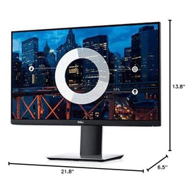 Dell P2219H cable-management design keeps cords hidden and tidy