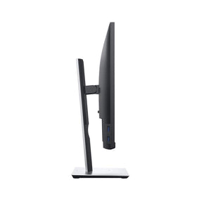 Dell P2419H compact footprint saves desk space in a busy workspace.