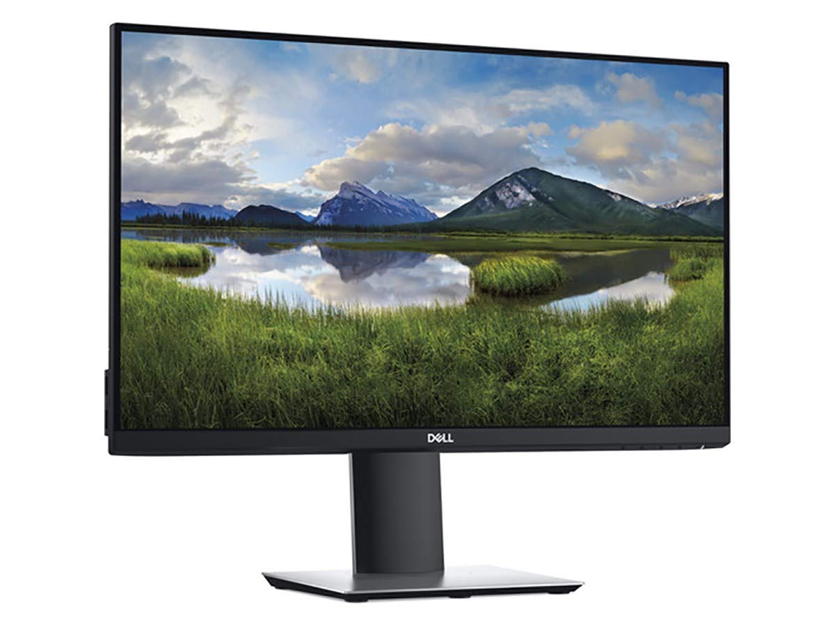 Dell P2419H front view with ultrathin bezel for seamless multi-monitor setups.