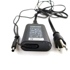 Power cord included for Dell laptop charger setup