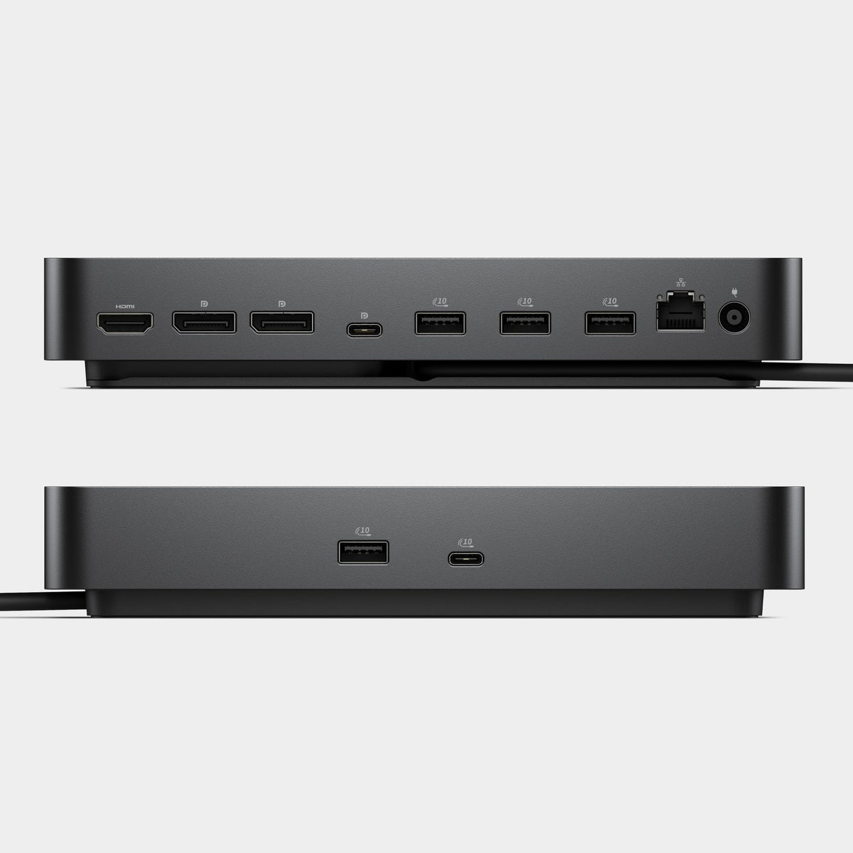 Dell Pro Dock WD25 compact design fits neatly into tight workspaces.