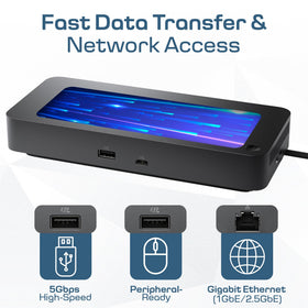 Dell Pro Dock WD25 is compatible with select Dell devices and USB-C laptops.