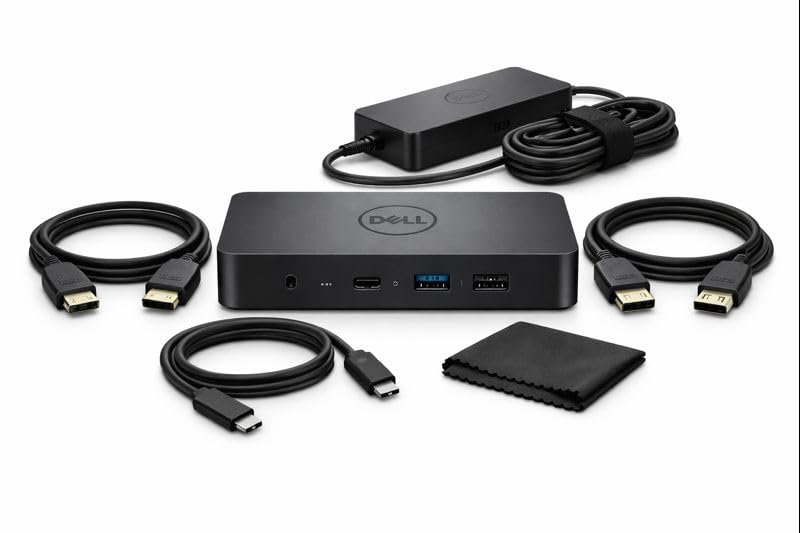 Dell Pro Smart Dock SD25 included cables kit enabling plug-and-play setup.