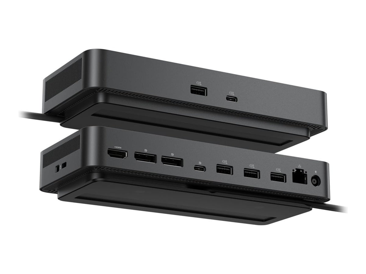 Dell Pro Smart Dock SD25 rear ports enable fast data transfer and multi-display flexibility.