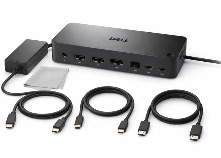 Dell Pro Smart Dock SD25 ports and interfaces showcasing versatile connectivity for peripherals.