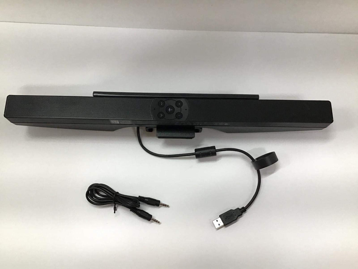 Dell Pro Stereo Soundbar USB plug-and-play connection for quick conferencing
