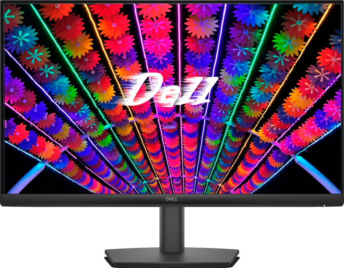 Dell S24 Series monitor front view highlighting crisp 1080p imagery for work and entertainment.