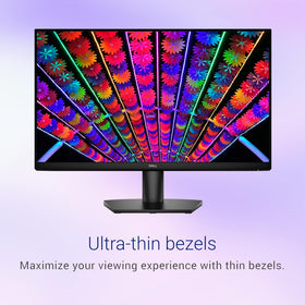 Dell S24 Series tilt view demonstrates ergonomic adjustment for comfortable long sessions.