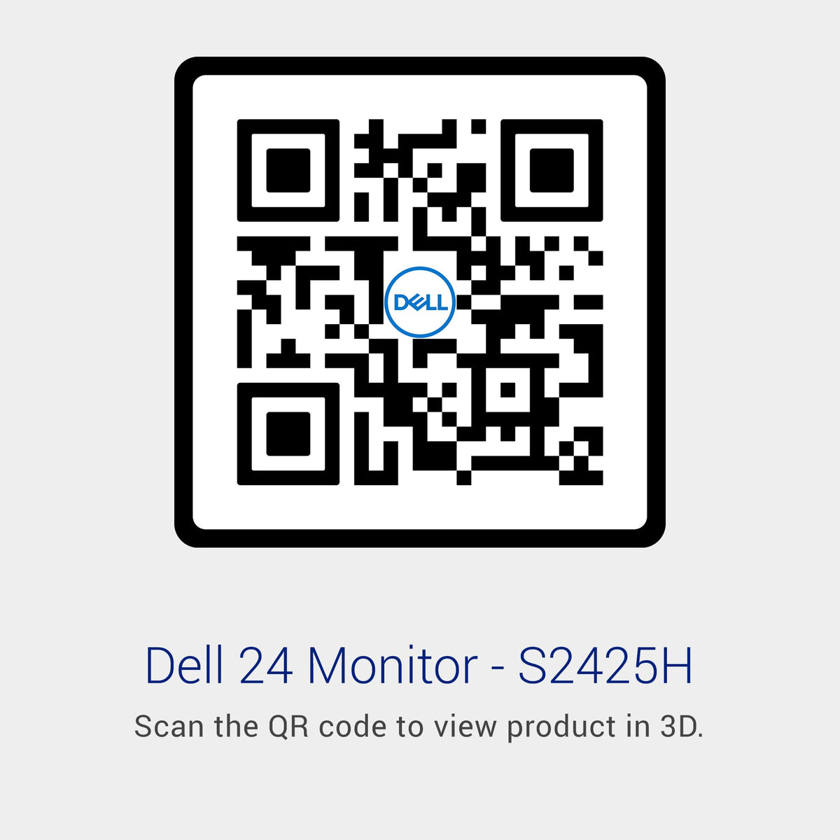 Dell S2425H integrated cable management keeps workspace tidy