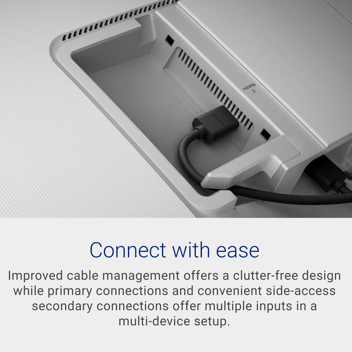 Dell S2425H dual HDMI ports support easy streaming and device switching