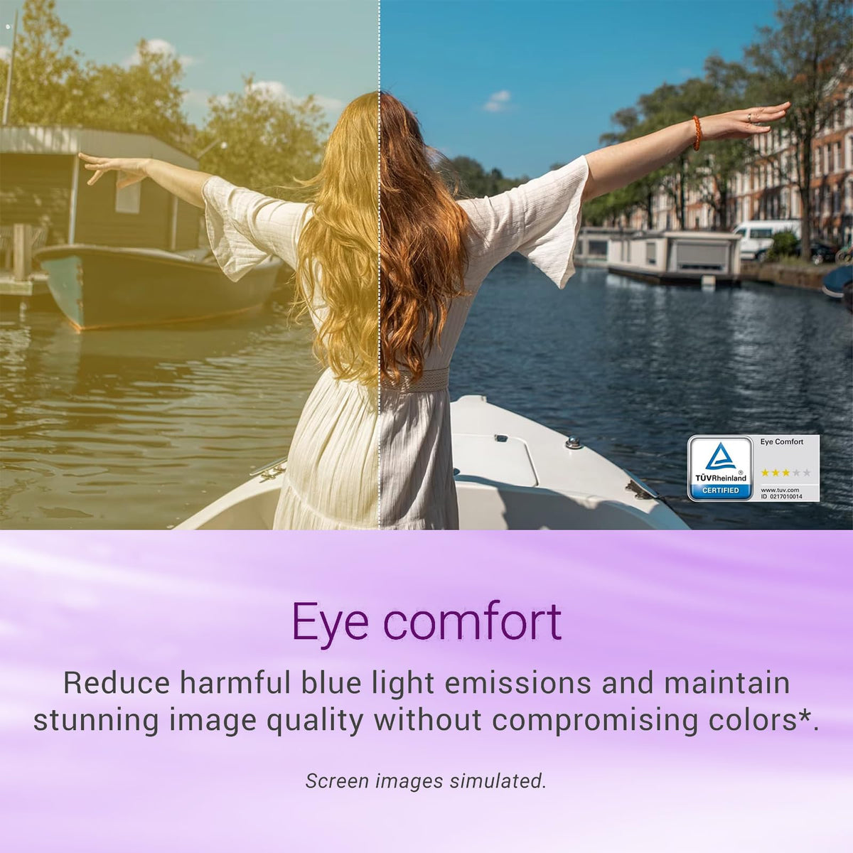 Dell S27 Series VESA mountable design supports flexible wall or arm mounting.