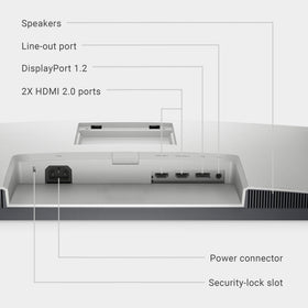 Dell S2721QS VESA compatibility supports flexible mounting options.