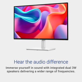 Dell S2725DC HDMI and DisplayPort inputs provide versatile connection options.