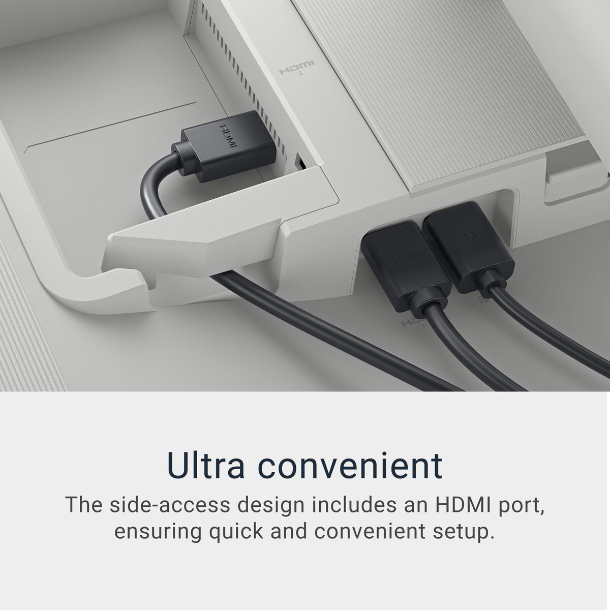 Dell S3225QS Comfort View reduces blue light for long viewing sessions.