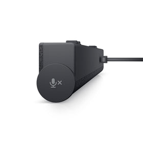 Dell SB522A compact soundbar design fits slim monitor setups.