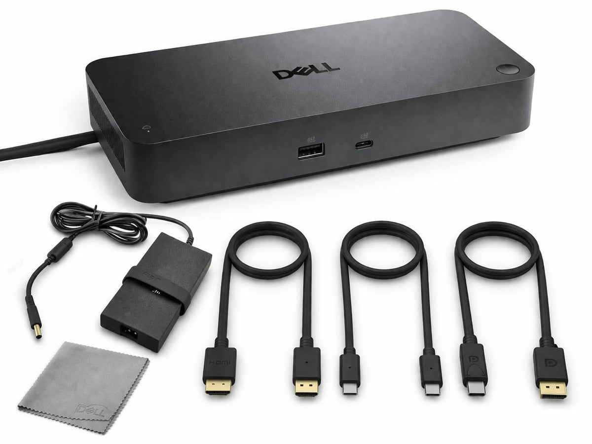 Dell SD25TB4 dock front view for easy plug-and-play setup