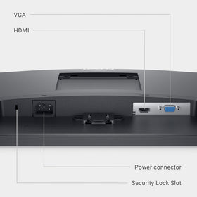 Dell SE2422HX Comfort View reduces blue light for easier long sessions.