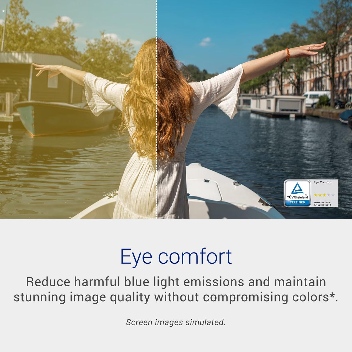 Dell SE2426H IPS panel close-up highlighting accurate colors and wide angles.