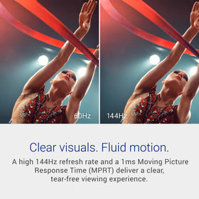 Dell SE2426H side tilt demonstrating adjustable angle for comfortable viewing.