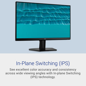 Dell SE2426H TÜV eye comfort certification reduces blue light exposure.