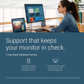 Dell SE2426HG desk setup image showing tidy gaming workspace