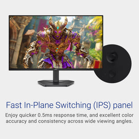Dell SE2726HG 240 Hz motion shot showing fluid gameplay with low motion blur