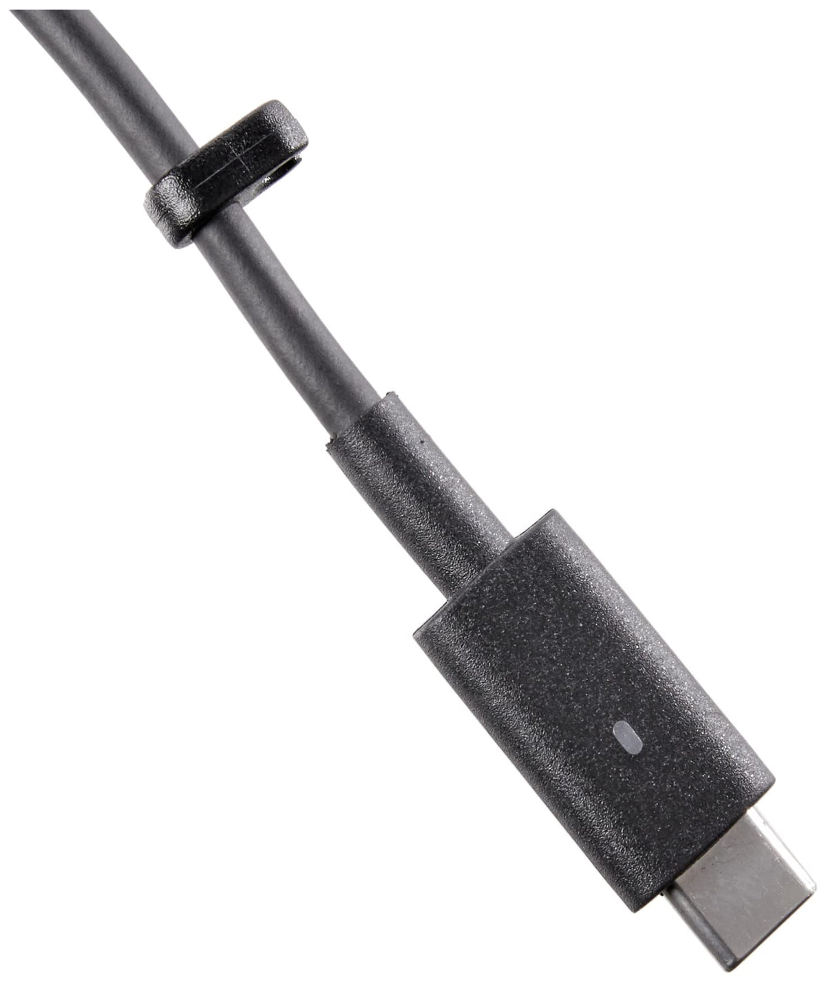 Dell adapter tucked inside a backpack illustrating travel convenience