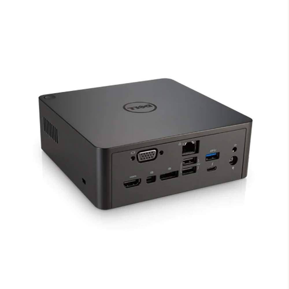 Dell TB16 close-up of ports highlights versatile connections for peripherals.