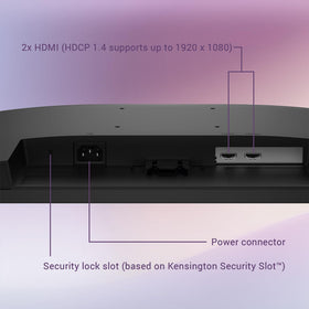 Dell tilt-adjustable stand enabling ergonomic desk setup