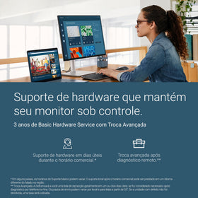 Dell U2424H 3-year warranty indicating long-term support