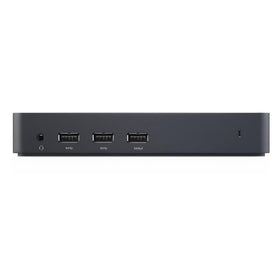 Dell Ultra HD Dock front view enabling triple-display setup for productivity