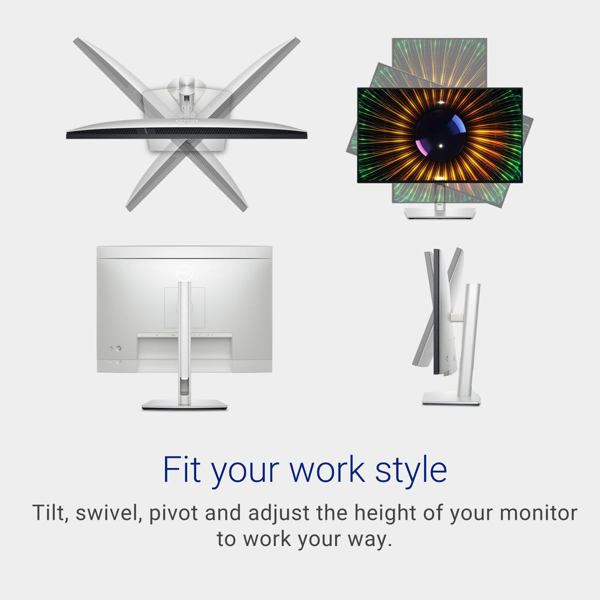 Dell UltraSharp 24 U2424H on-desk setup demonstrating organized workspace.