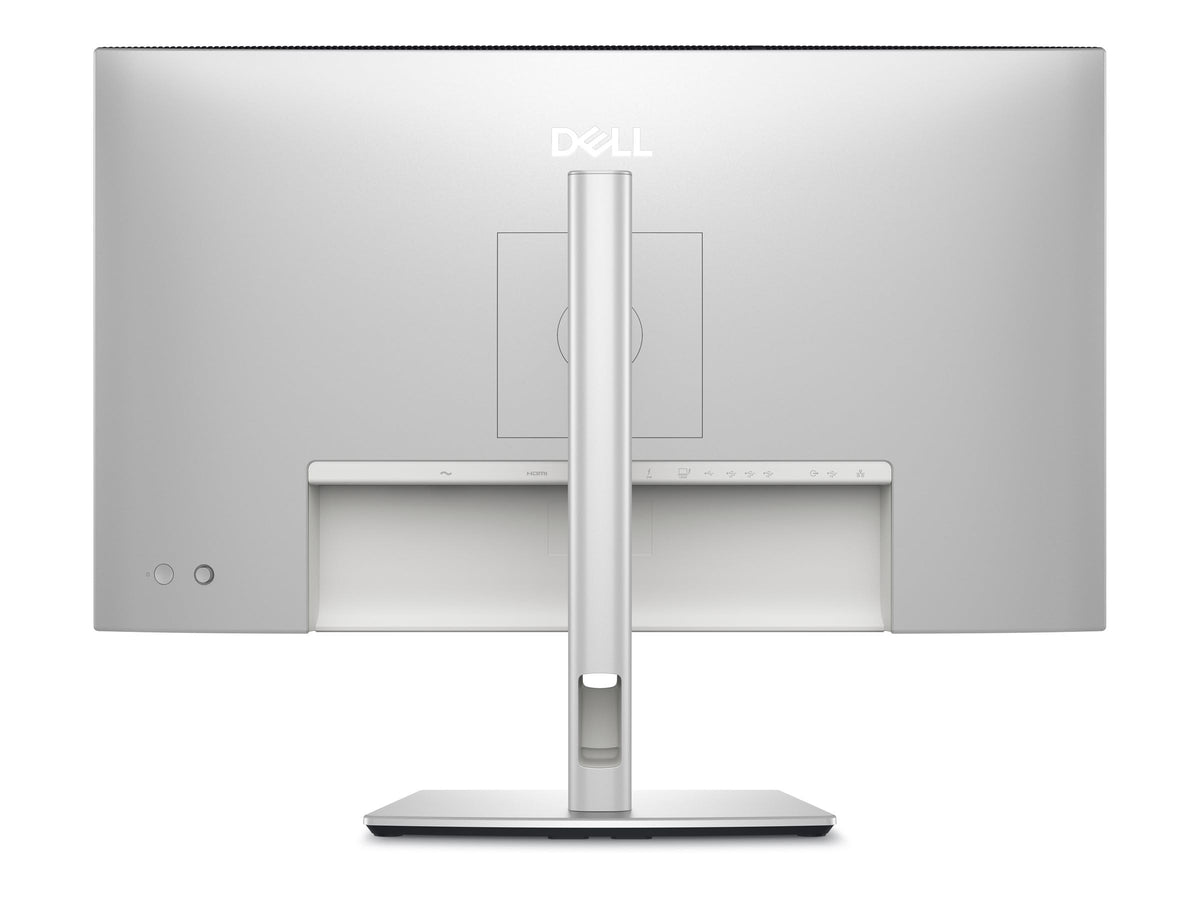 Dell UltraSharp 27 ergonomic stand demonstrating adjustable comfort.