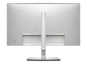 Dell UltraSharp 27 ergonomic stand demonstrating adjustable comfort.