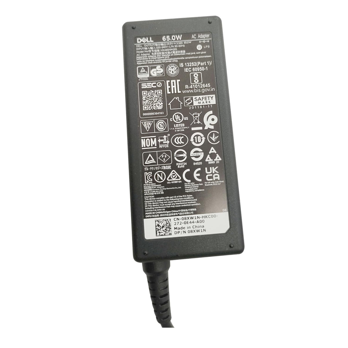 Dell Vostro-compatible AC adapter ready for work setup