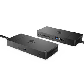 Dell WD19 connected setup shows 4K-capable displays and robust networking