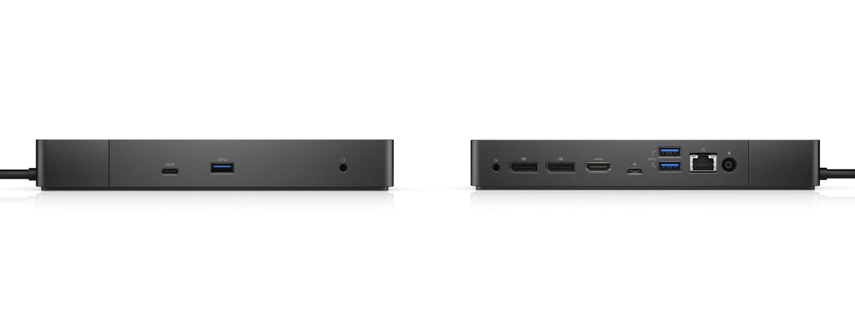 Dell WD19 dock dimensions and weight suitable for under-desk or monitor mount placement.