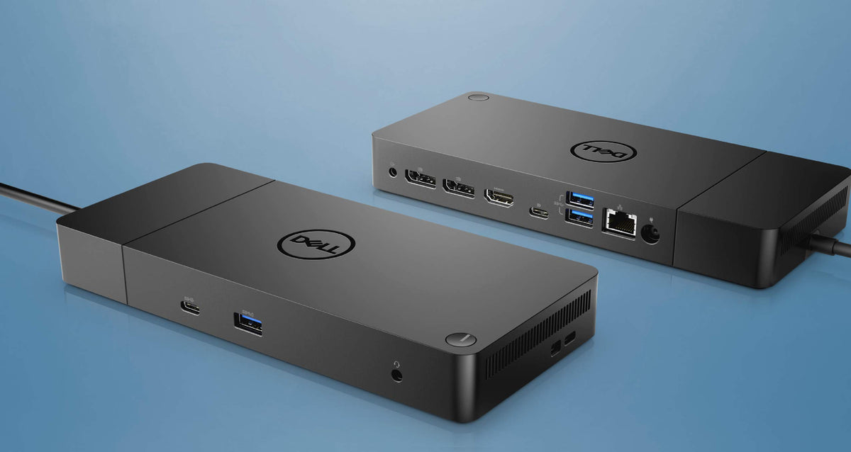 Dell WD19 dock with USB-A ports for convenient peripheral connections