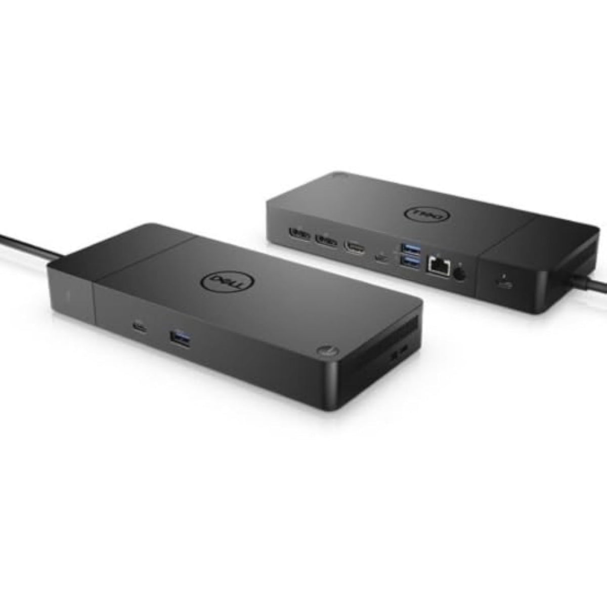 Dell WD19TBS front view with multiple ports for quick docking