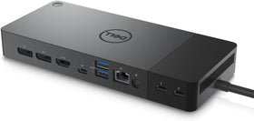 Dell WD22TB4 front ports view showing easy access to peripherals and charging.