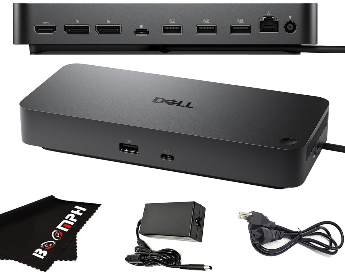 Dell WD25 Dock connected to four displays enables multitasking