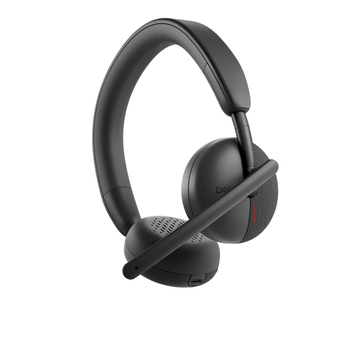 Dell WL3024 rotatable boom mic for flexible speaking positions during calls.