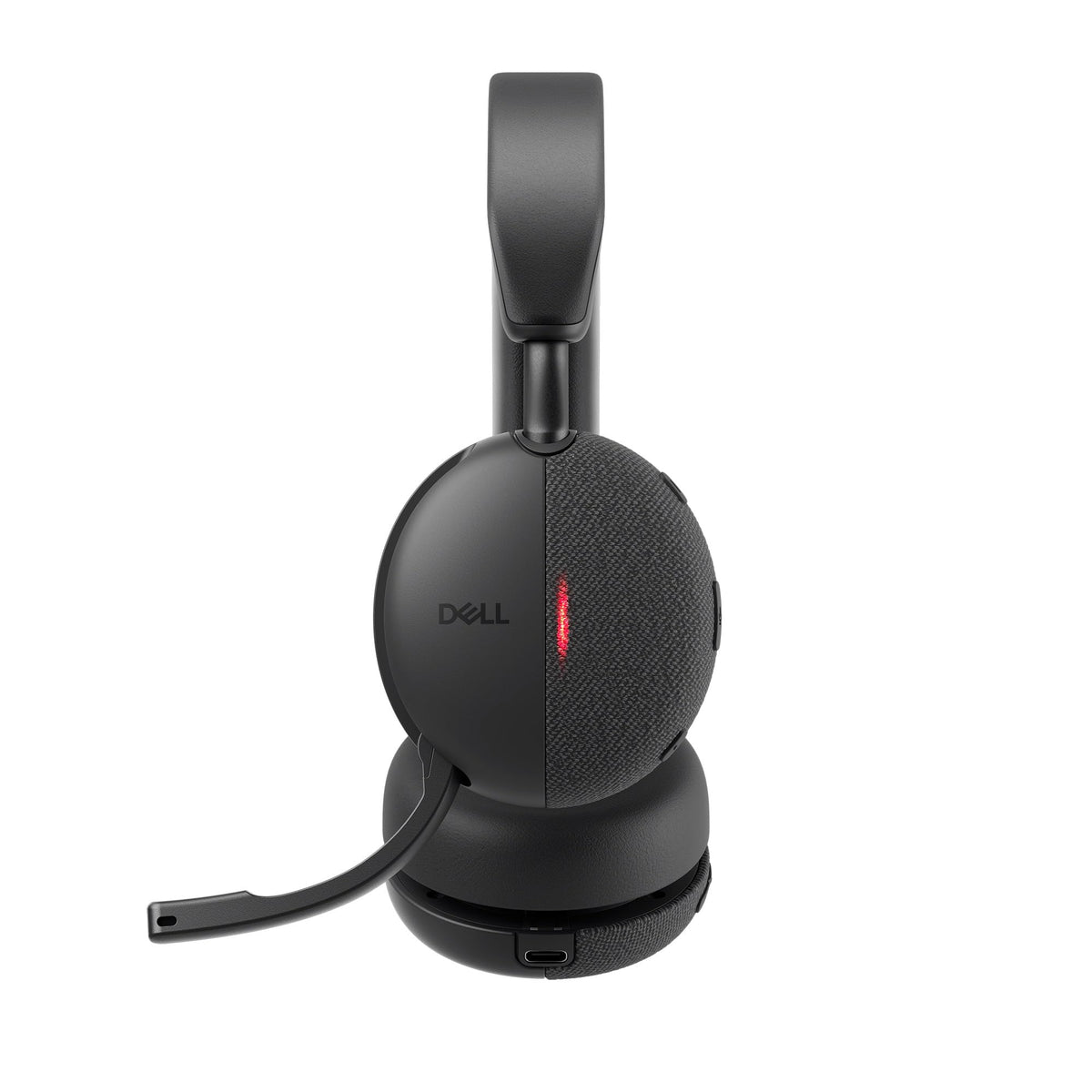 Dell WL5024 Pro headset with flip boom mic for instant mute control.