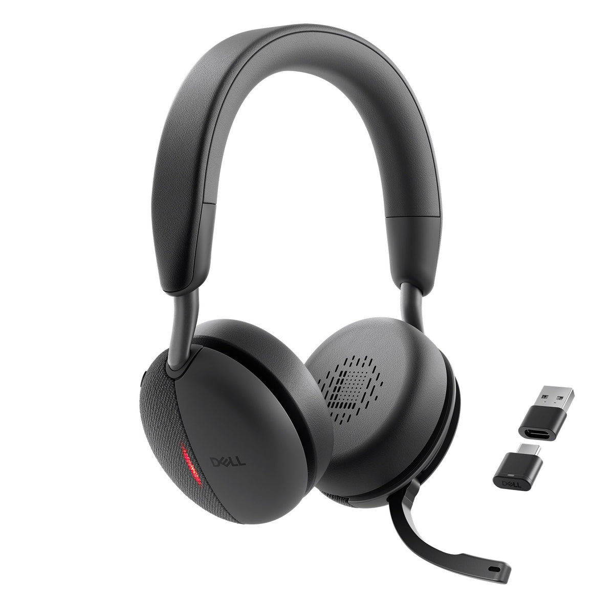 Dell WL5024 Pro headset on desk, wireless freedom for focused calls.