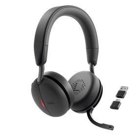 Dell WL5024 Pro headset on desk, wireless freedom for focused calls.