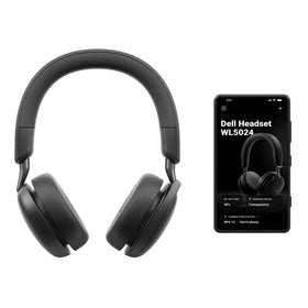 Dell WL5024 Pro headset worn for extended comfort during long meetings.