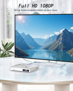Delleson HDMI 1080p output delivers vivid visuals to TVs and projectors.