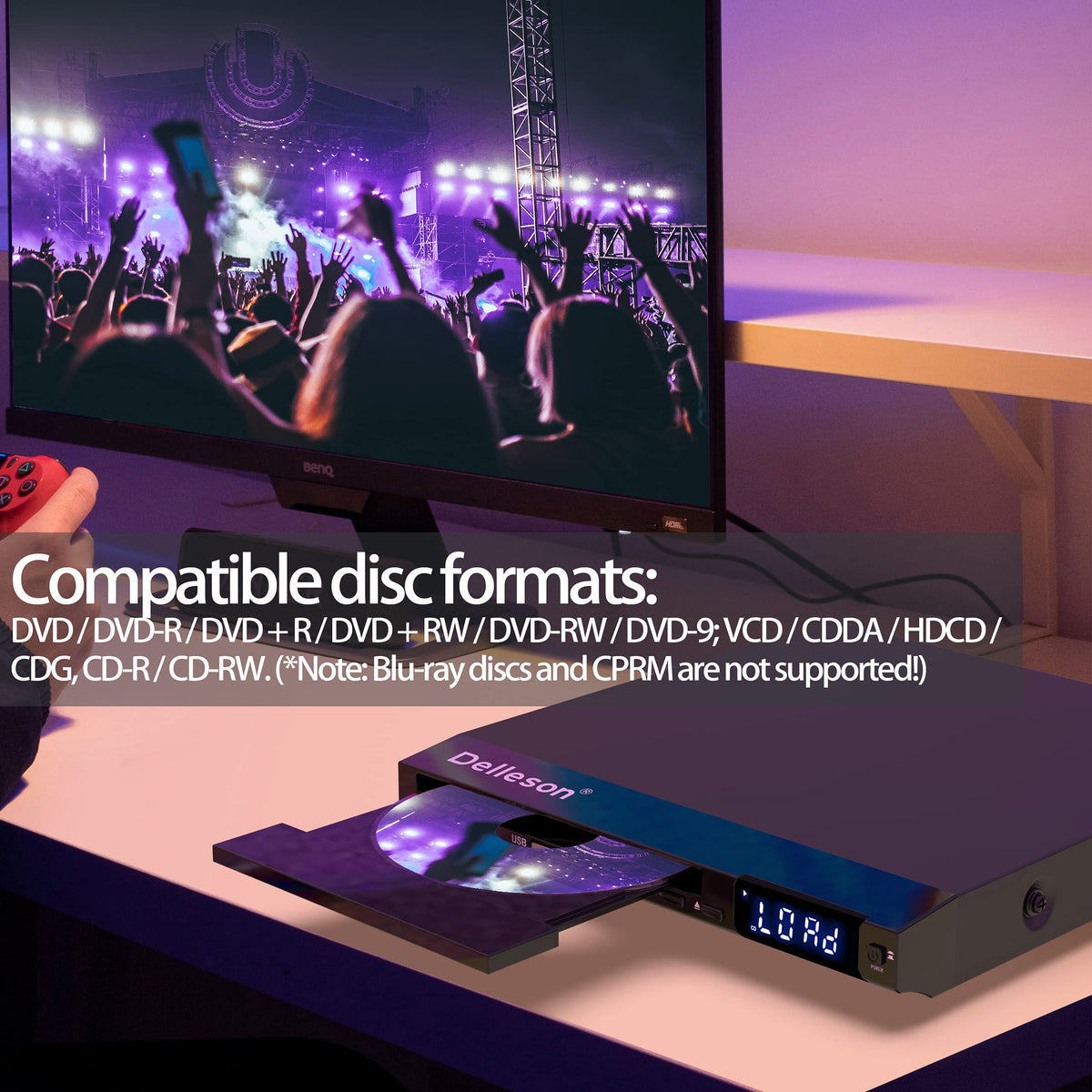 Delleson microphone jack detail for karaoke and simple party use