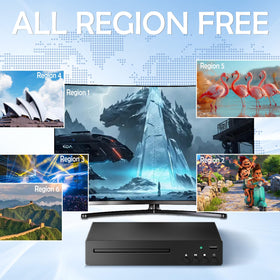 delleson package contents with HDMI and RCA cables plus manual for out-of-box setup